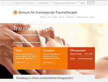 Tablet Screenshot of craniosacrale-traumatherapie.de